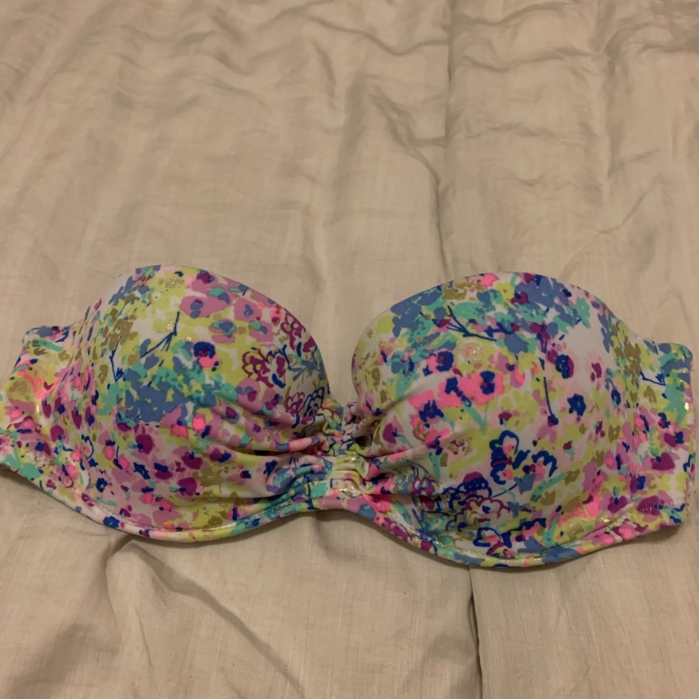 floral swim top